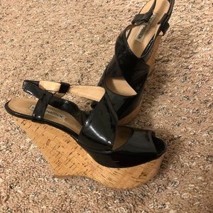 Black Steve Madden Wedge